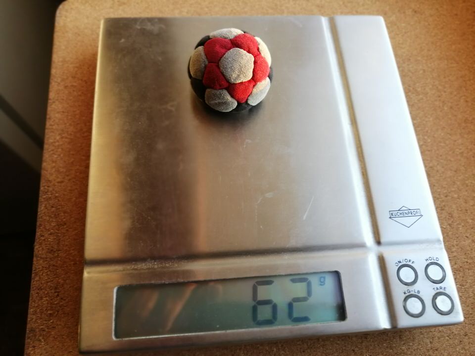 footbag weight